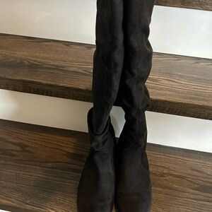 Lexi & Abbie Black Knee-High Boots